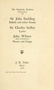 Tapa de Ballads and other poems