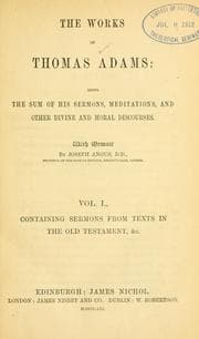 Tapa de The works of Thomas Adams