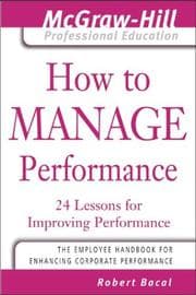 Tapa de How to manage performance