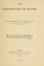 Tapa de The distribution of income