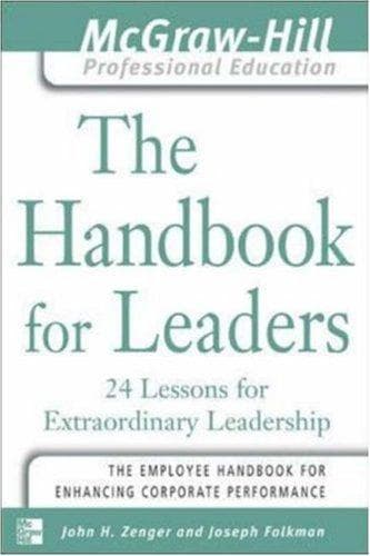 Tapa de The Handbook for Leaders