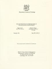 Tapa de On the persistence of researchers in technological development