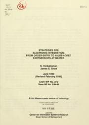 Tapa de Strategies for electronic integration