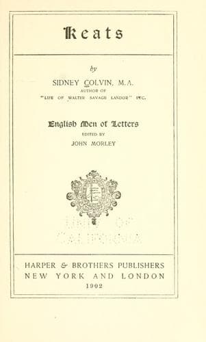 Tapa de Keats