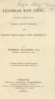 Tapa de Leabhar nan cnoc