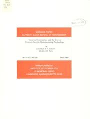 Tapa de Seasonal inventories and the use of product-flexible manufacturing technology