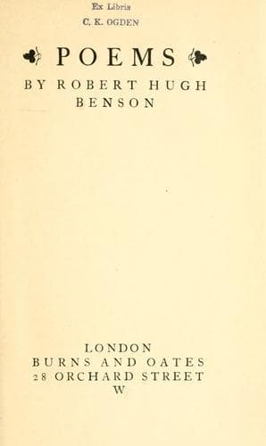 Tapa de Poems.