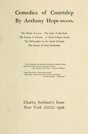 Tapa de Comedies of courtship