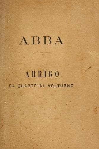 Tapa de Arrigo da Quarto al Volturno