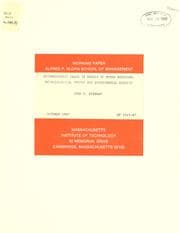 Tapa de Deterministic chaos in models of human behavior