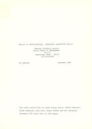 Tapa de Groups in organizations