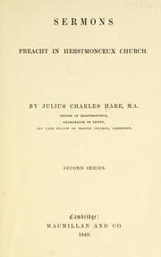 Tapa de Sermons preacht in Herstmonceux church