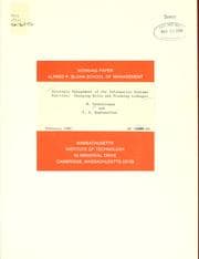 Tapa de Strategic management of the information systems function