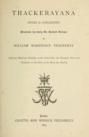 Tapa de Thackerayana