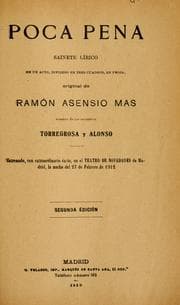 Tapa de Poca pena