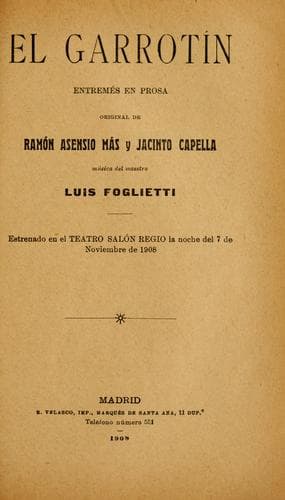 Tapa de El garrotín