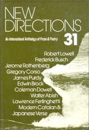 Tapa de New Directions in Prose and Poetry 31 (New Directions in Prose & Poetry)