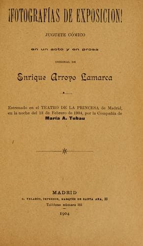 Tapa de !Fotografías de exposición!