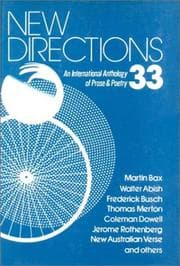 Tapa de New Directions in Prose and Poetry 33 (New Directions in Prose & Poetry)