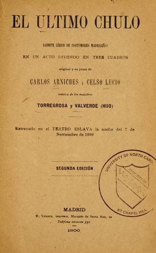 Tapa de El ultimo chulo