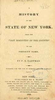 Tapa de A history of the state of New York, from the first discovery of the country to the present time