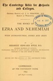 Tapa de The Books of Ezra and Nehemiah