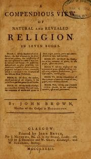 Tapa de A compendious view of natural and revealed religion ..