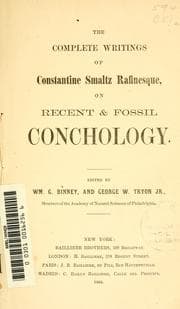 Tapa de The complete writings of Constantine Smaltz Rafinesque