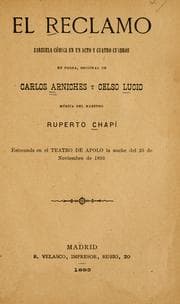 Tapa de El reclamo