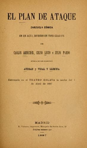 Tapa de El plan de ataque
