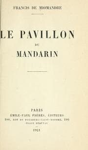 Tapa de Le pavillon du mandarin