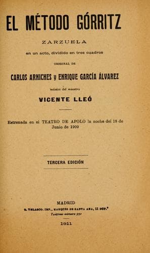 Tapa de El método Górritz