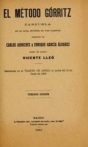 Tapa de El método Górritz