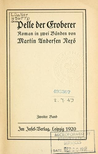 Tapa de Pelle erobreren ...: roman