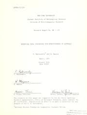 Tapa de Numerical data concerning the effectiveness of antennas