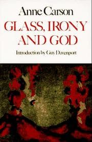 Tapa de Glass, irony, and God