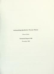 Tapa de Axiomatizing qualitative process theory