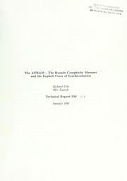 Tapa de The APRAM -- the rounds complexity measure and the explicit costs of synchronization