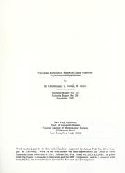 Tapa de The upper envelope of piecewise linear functions: algorithms and applications
