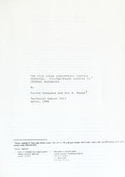 Tapa de The five color concurrency control protocol: non-two-phase locking in general databases