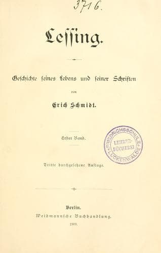 Tapa de Lessing.