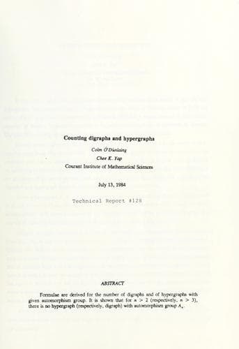 Tapa de Counting digraphs and hypergraphs