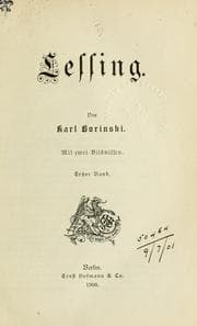 Tapa de Lessing