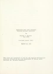 Tapa de Assessing test data adequacy through program inference. May 1980, revised Aug. 1981