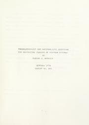 Tapa de Translatability and decidability questions for restricted classes of program schemas