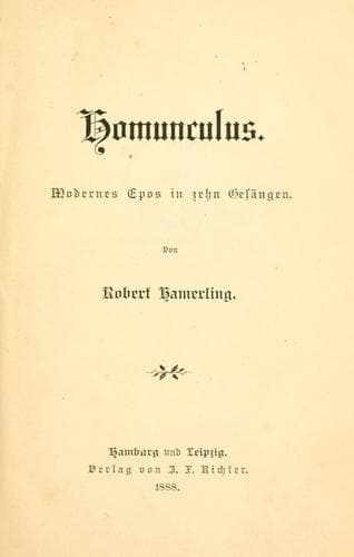 Tapa de Homunculus