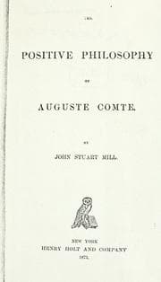 Tapa de Auguste Comte and Positivism