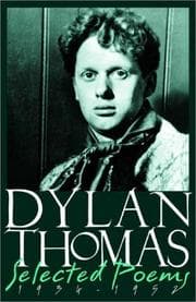 Tapa de Dylan Thomas selected poems, 1934-1952