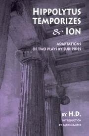 Tapa de Hippolytus temporizes & Ion