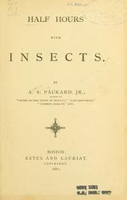 Tapa de Half hours with insects